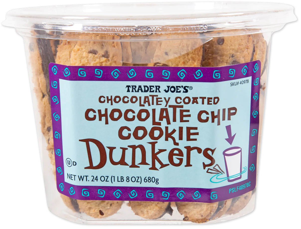 Biscuits Dunkers aux pépites de chocolat enrobés de chocolat de Trader Joe's, 680 g