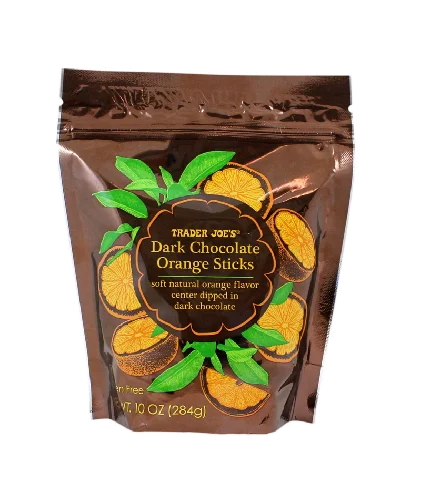 Trader Joe's Dark Chocolate Orange Sticks, 284g