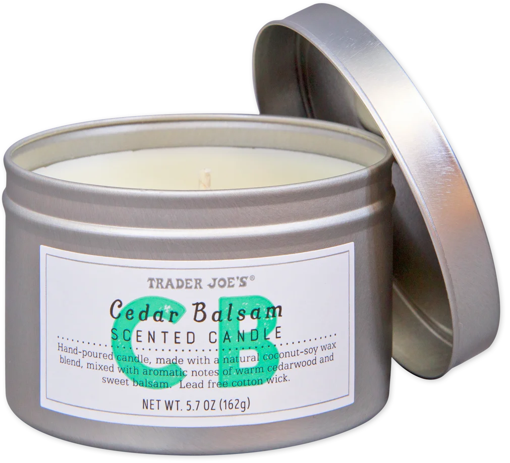 Trader Joe's Cedar Balsam Candle, 162g