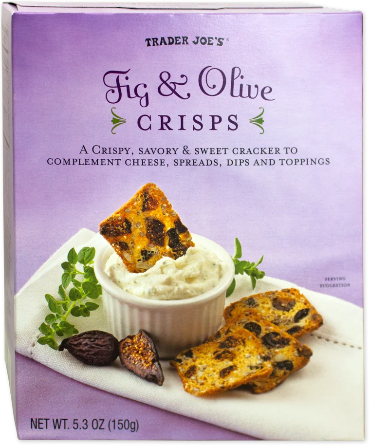 Trader Joe's Fig & Olive Crisps, 150g