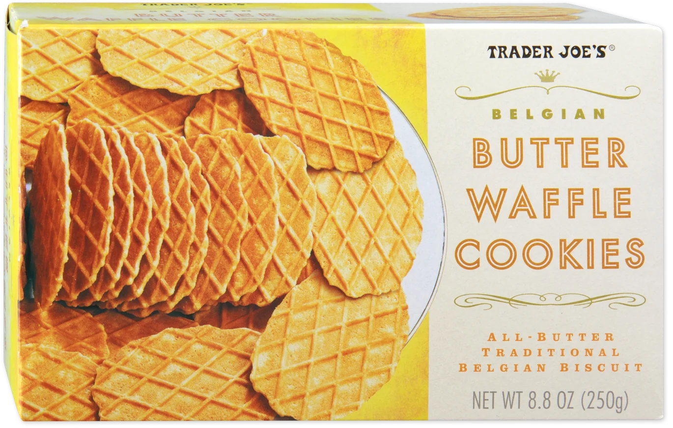Trader Joe's Belgian Butter Waffle Cookies, 250g