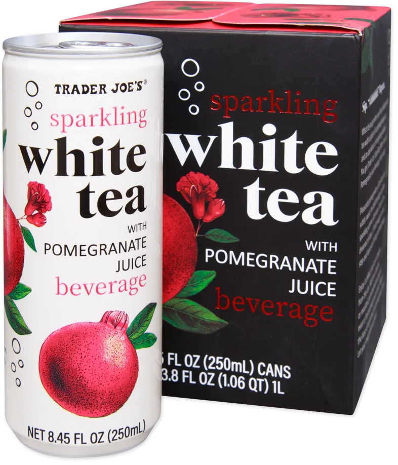 Trader Joe's Sparkling White Tea with Pomegranate Juice, 1L