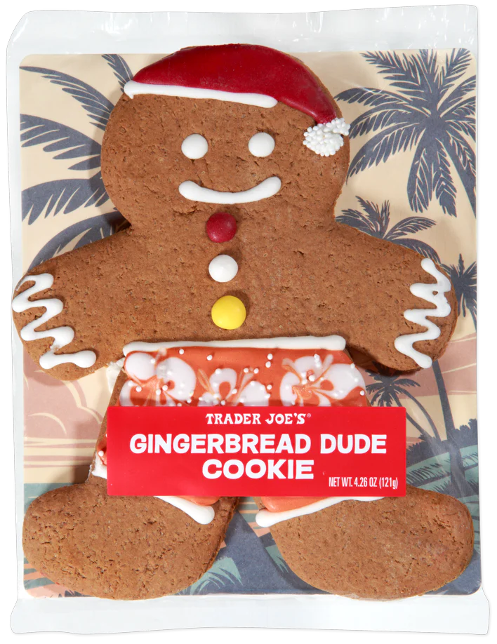 Trader Joe's Gingerbread Dude Cookie, 121g