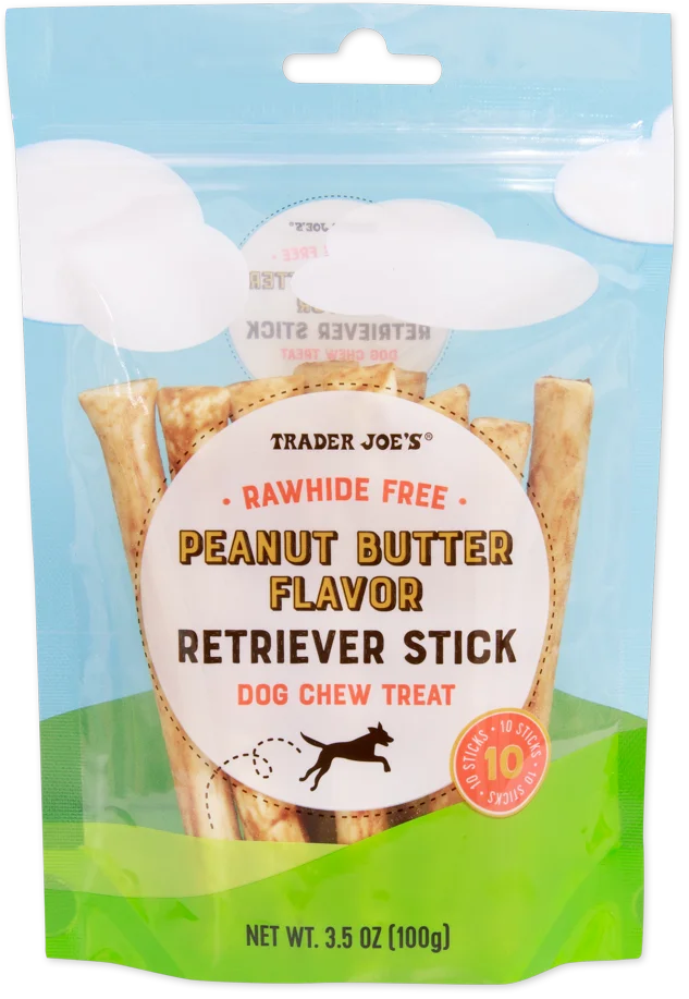 Trader Joe's Rawhide Free Peanut Butter Flavor Dog Treat, 100g