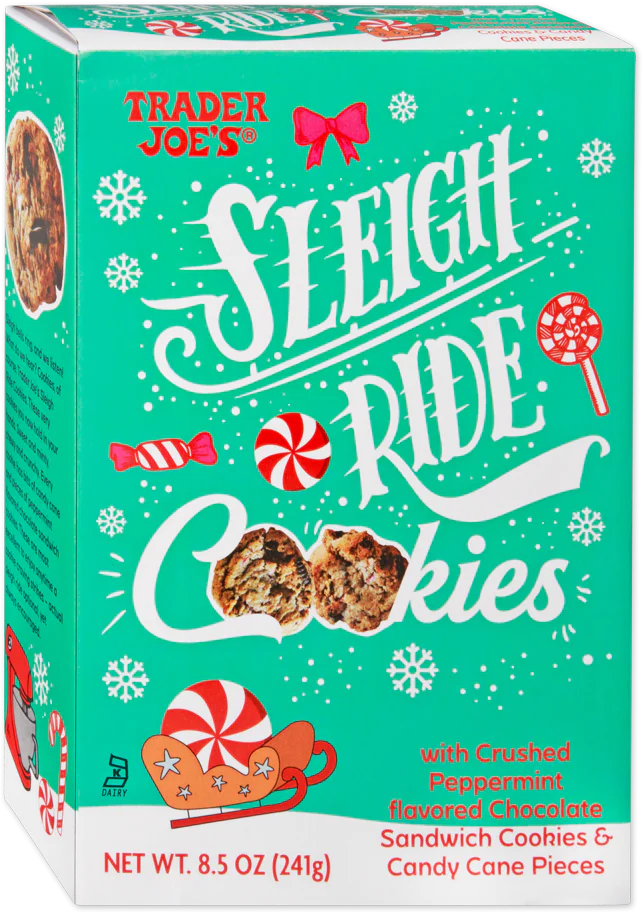 Trader Joe's Sleigh Ride Cookies, 241g
