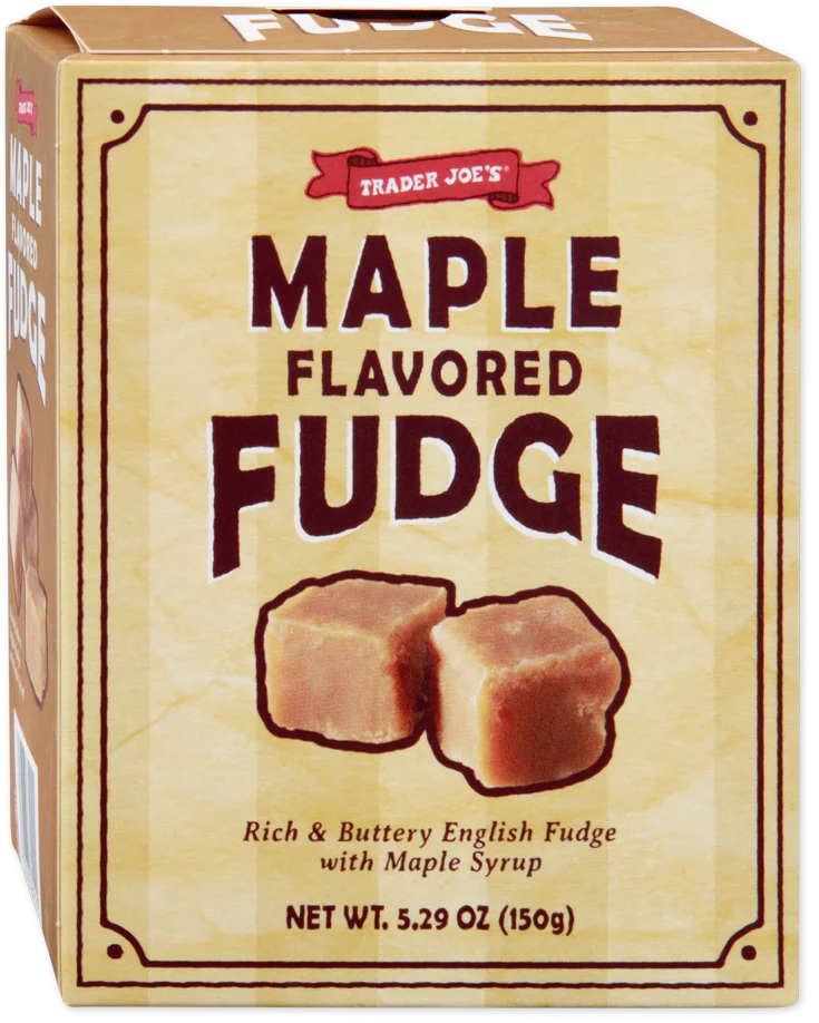Trader Joe's Maple Flavoured Fudge, 150g