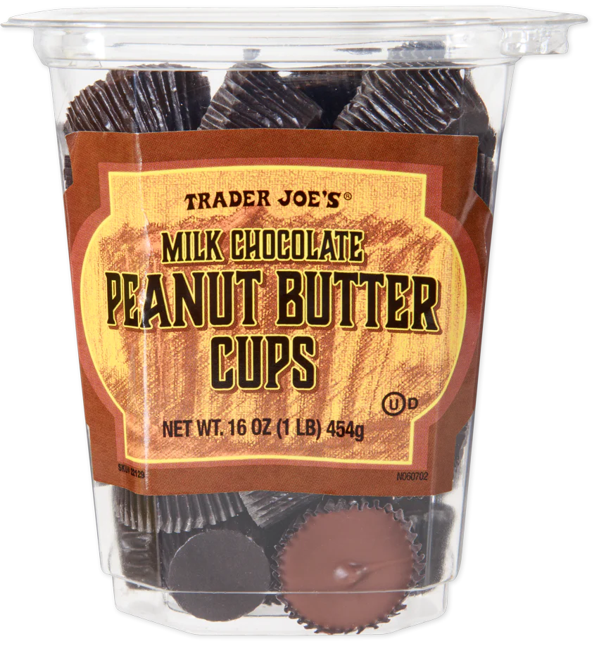 Tasses de beurre de cacahuète au chocolat au lait de Trader Joe's, 454 g