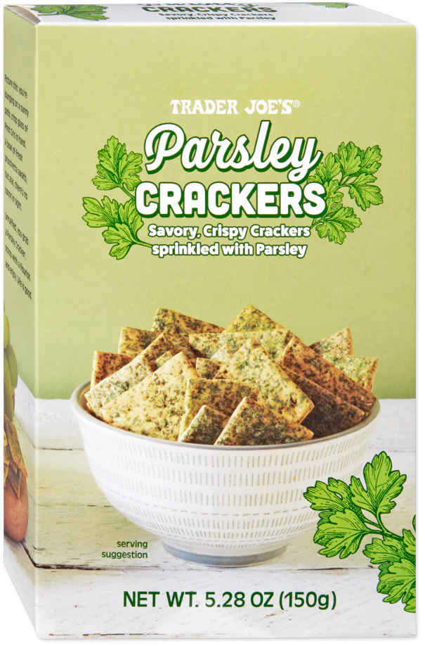 Trader Joe's Parsley Crackers, 150g