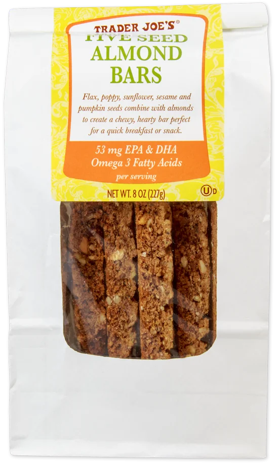 Trader Joe's Five Seed Almond Bars, 227g
