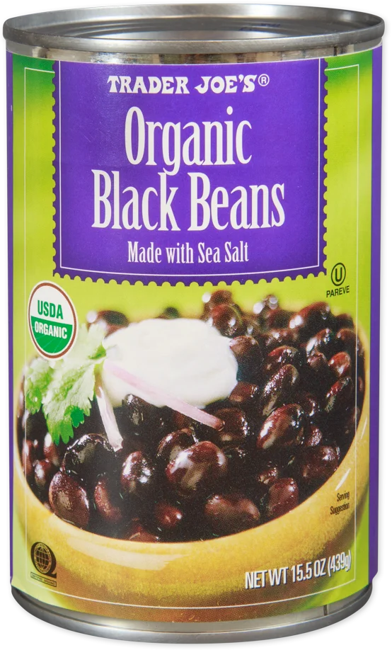 Trader Joe's Organic Black Beans, 439g