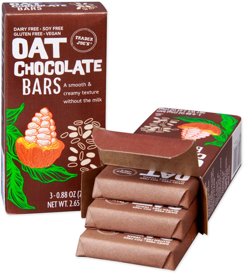 Barres de chocolat à l'avoine de Trader Joe's, 75 g