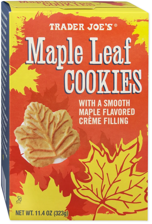 Trader Joe's Maple Leaf Cookies, 323g