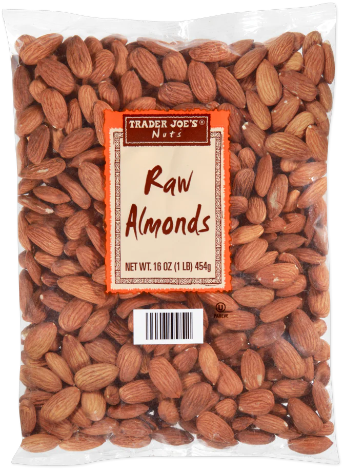 Trader Joe's Raw Almonds, 454g