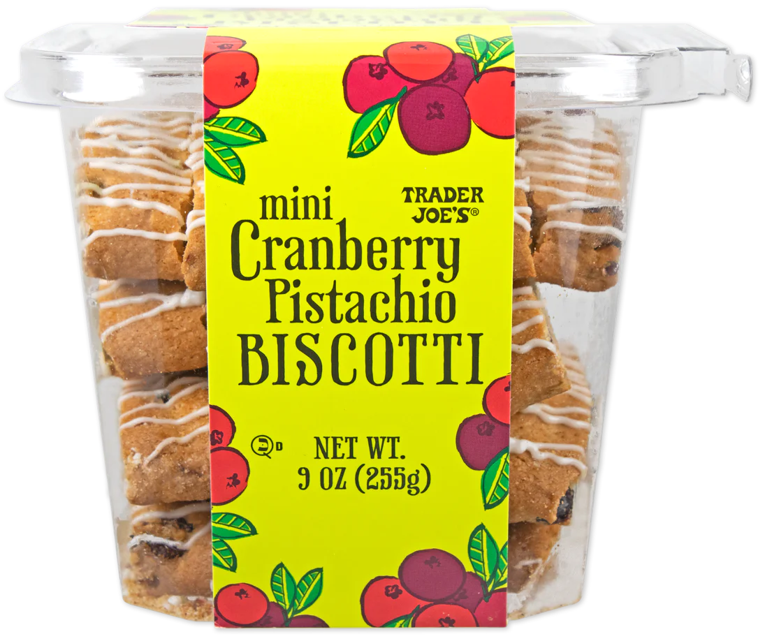 Trader Joe's Mini Cranberry Pistachio Biscotti, 255g