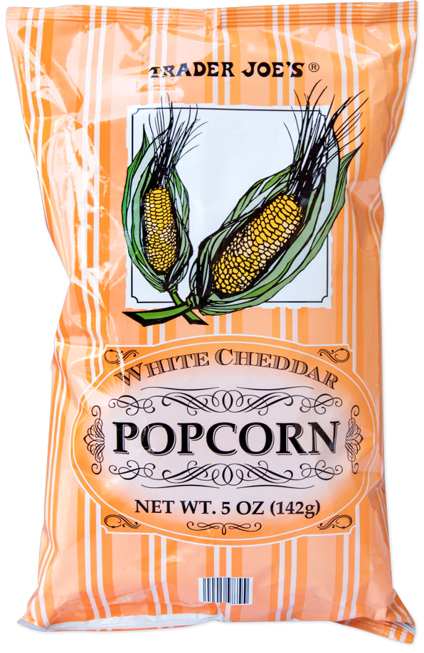 Trader Joe's White Cheddar Popcorn, 142g