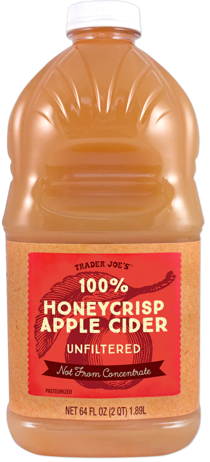 Trader Joe's 100% Honeycrisp Apple Cider Unfiltered, 1.89L