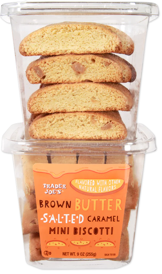 Trader Joe's Brown Butter Salted Caramel Mini Biscotti, 255g