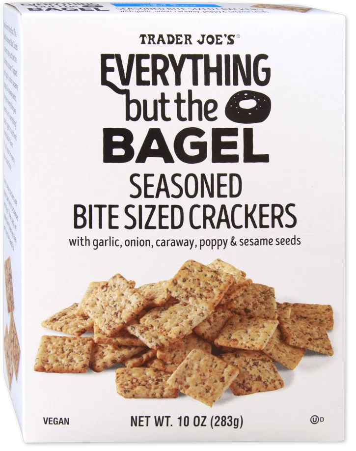 Trader Joe's Everything but the Bagel Seasoned Crackers, 283g