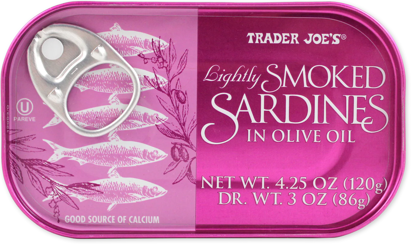 Trader Joe's Lightly Smoked Sardines in Olive Oil, 120g