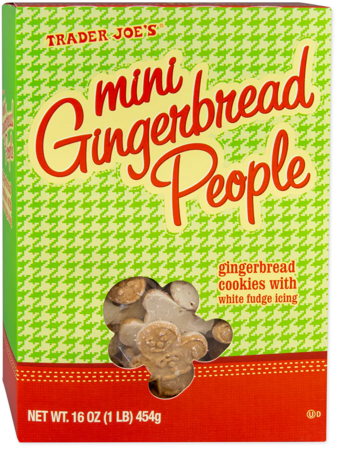 Trader Joe's Mini Gingerbread People, 454g