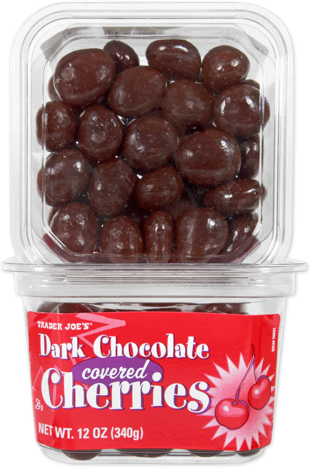 Cerises enrobées de chocolat noir de Trader Joe's, 340 g