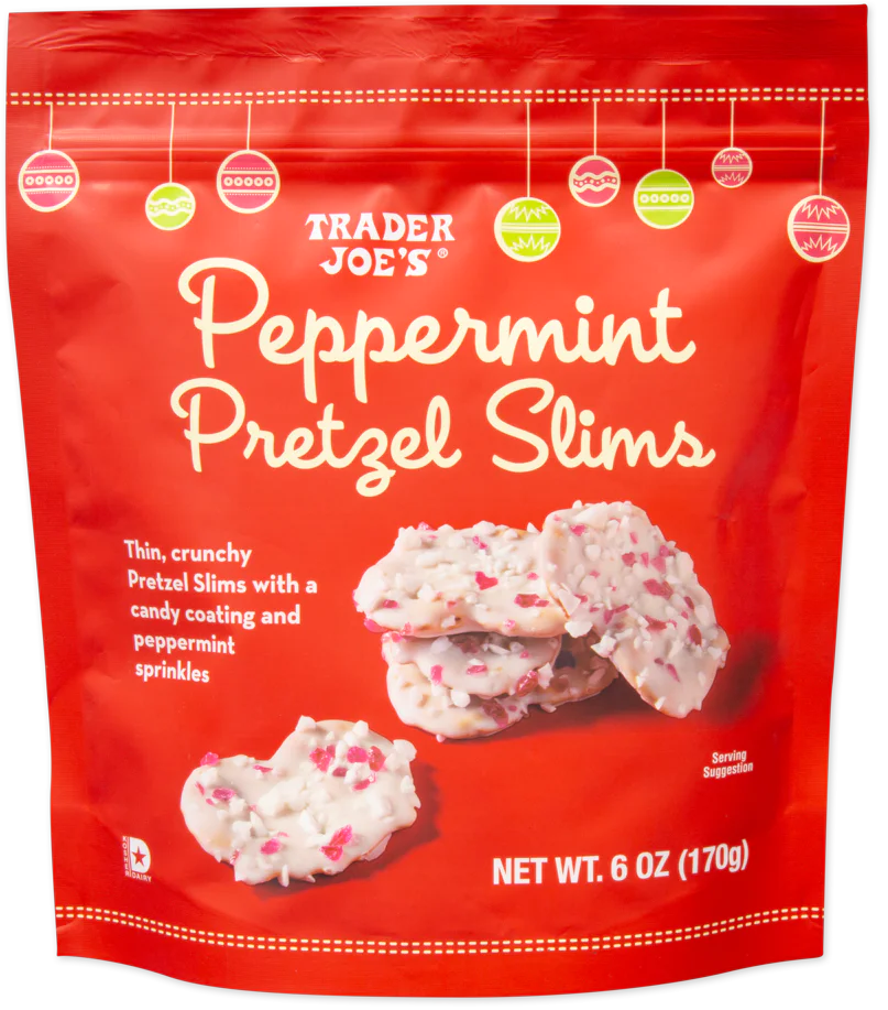 Trader Joe's Peppermint Pretzel Slims, 170g
