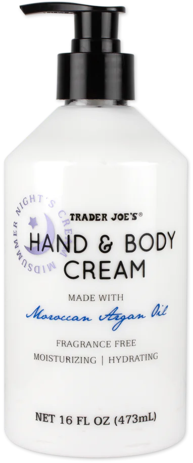 Trader Joe's Hand & Body Cream with Moroccan Argan Oil, 473mL