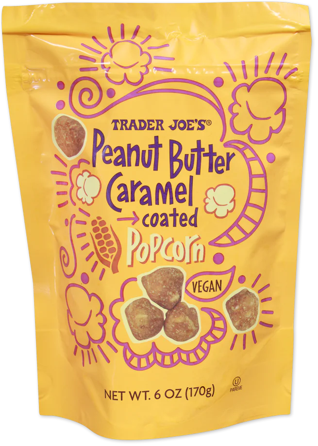 Trader Joe's Peanut Butter Caramel Coated Popcorn, 170g