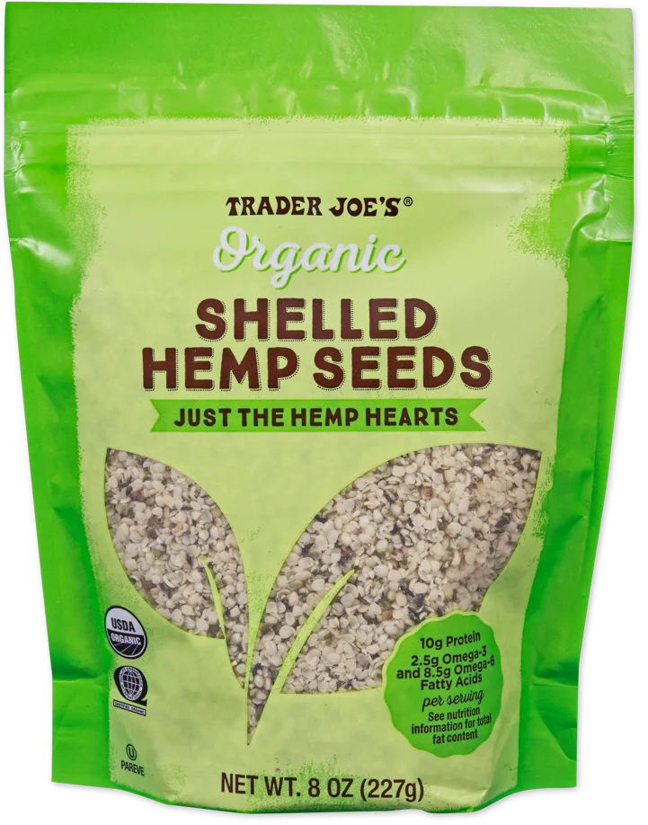 Trader Joe's Organic Shelled Hemp Seeds, 227g