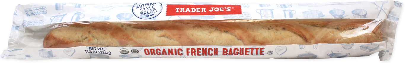 Trader Joe's Organic French Baguette, 326g