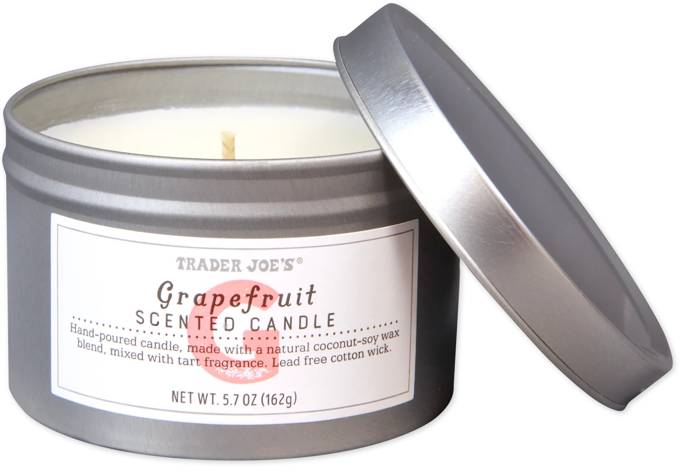 Trader Joe's Grapefruit Scented Candle, 162g