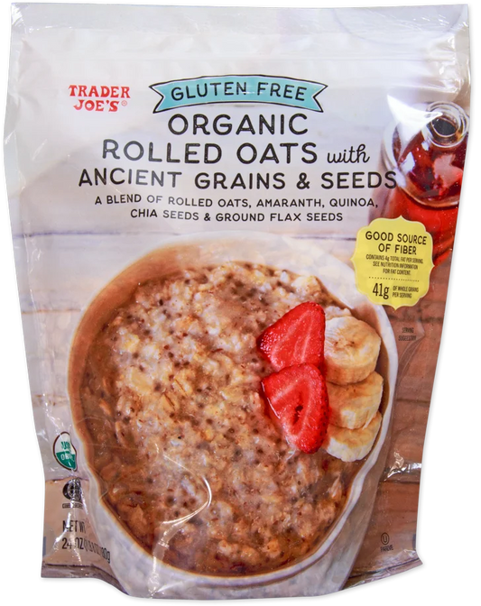 Trader Joe's Gluten Free Organic Rolled Oats with Ancient Grains & Seeds, 680g