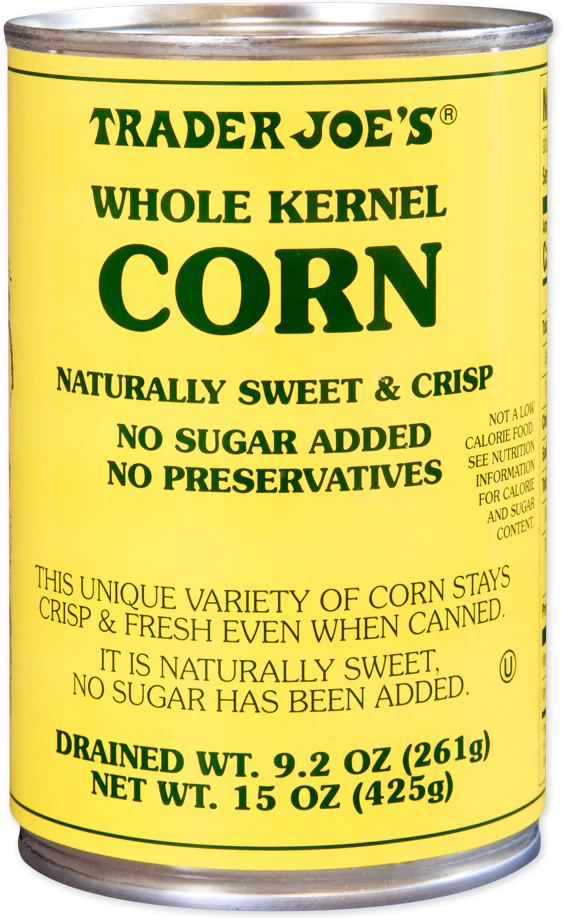 Trader Joe's Whole Kernel Corn, 425g
