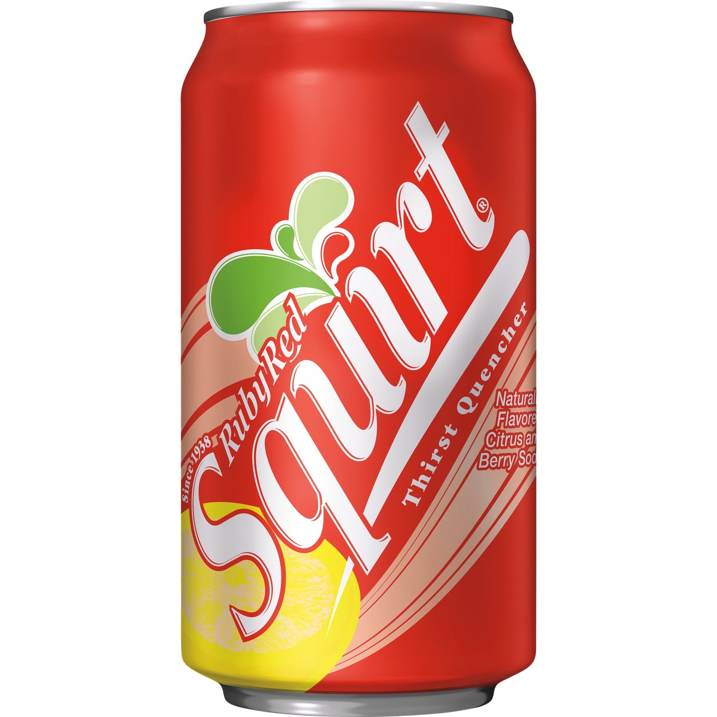 Squirt Grapefruit Soda, Ruby Red, 355mL