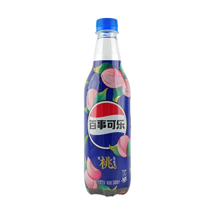 Saveur Pepsi, Pêche et Thé Oolong, 500 ml