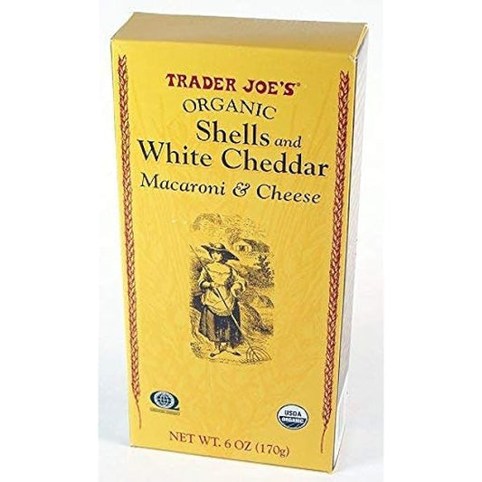 Trader Joe's Organic Shells and White Cheddar Macaroni & Cheese, 170g