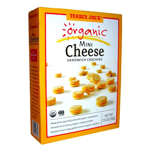 Trader Joe's Organic Mini Cheese Sandwich Crackers, 213g