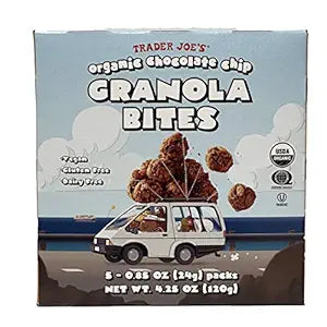 Trader Joe's Organic Chocolate Chip Granola Bites, 120g