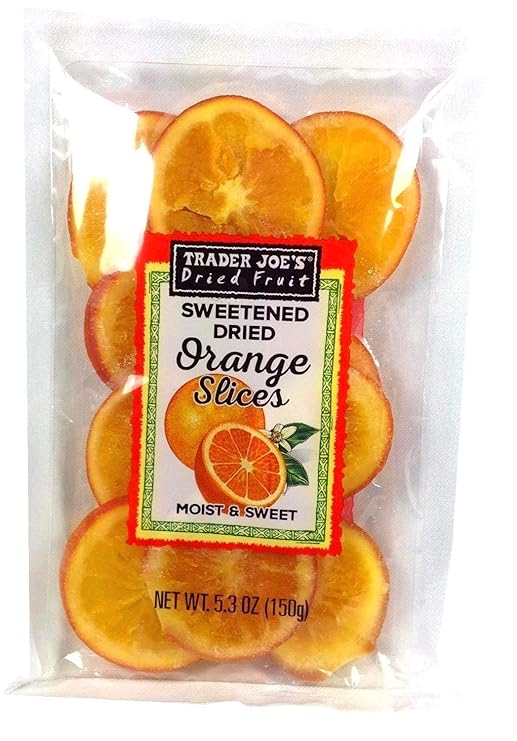 Trader Joe's Sweetened Dried Orange Slices, 150g