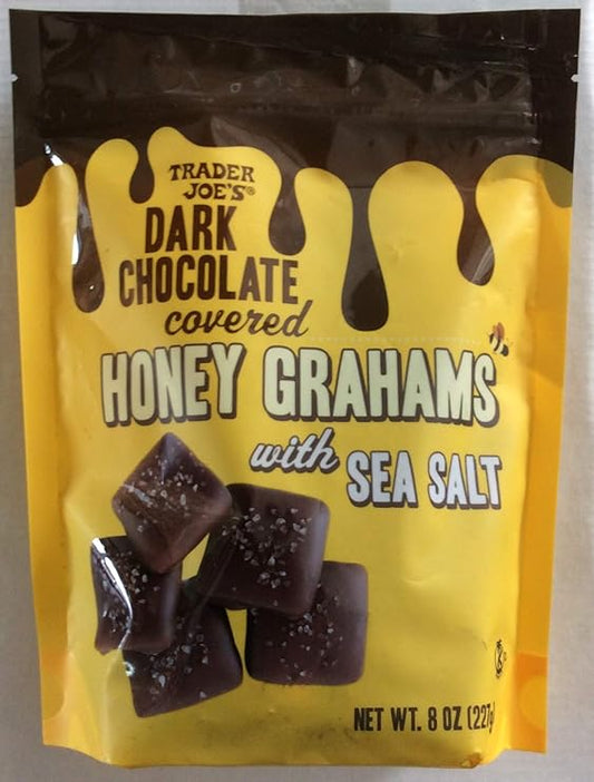 Trader Joe's Dark Chocolate Covered Honey Grahams with Sea Salt, 227g