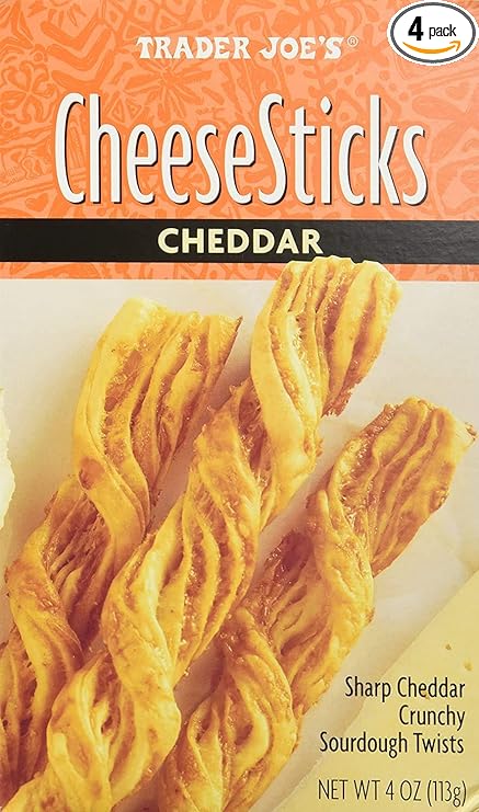 Trader Joe's CheeseSticks, Cheddar, 113g