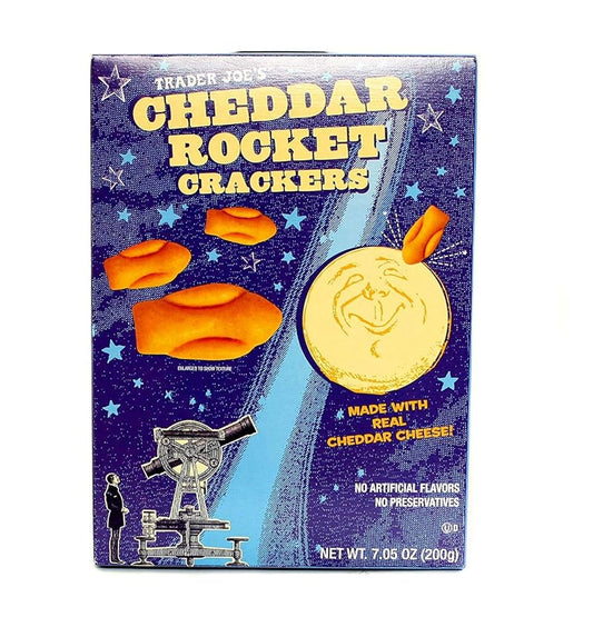 Trader Joe's Cheddar Rocket Crackers, 200g