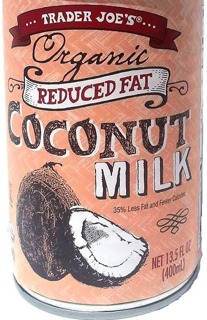 Trader Joe's Organic Reduced Fat Coconut Milk, 400mL