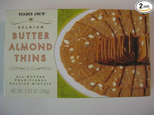 Biscuits aux amandes et au beurre belge de Trader Joe's, 200 g