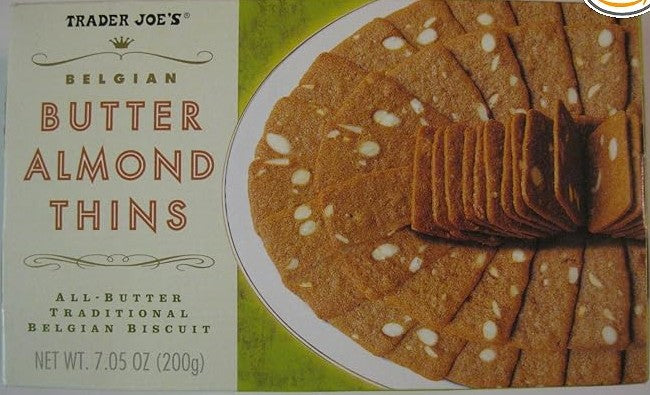 Biscuits aux amandes et au beurre belge de Trader Joe's, 200 g