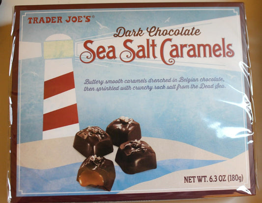 Trader Joe's Dark Chocolate Sea Salt Caramels, 180g
