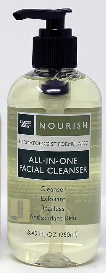Trader Joe’s Nourish All-in-One Facial Cleanser, 250mL