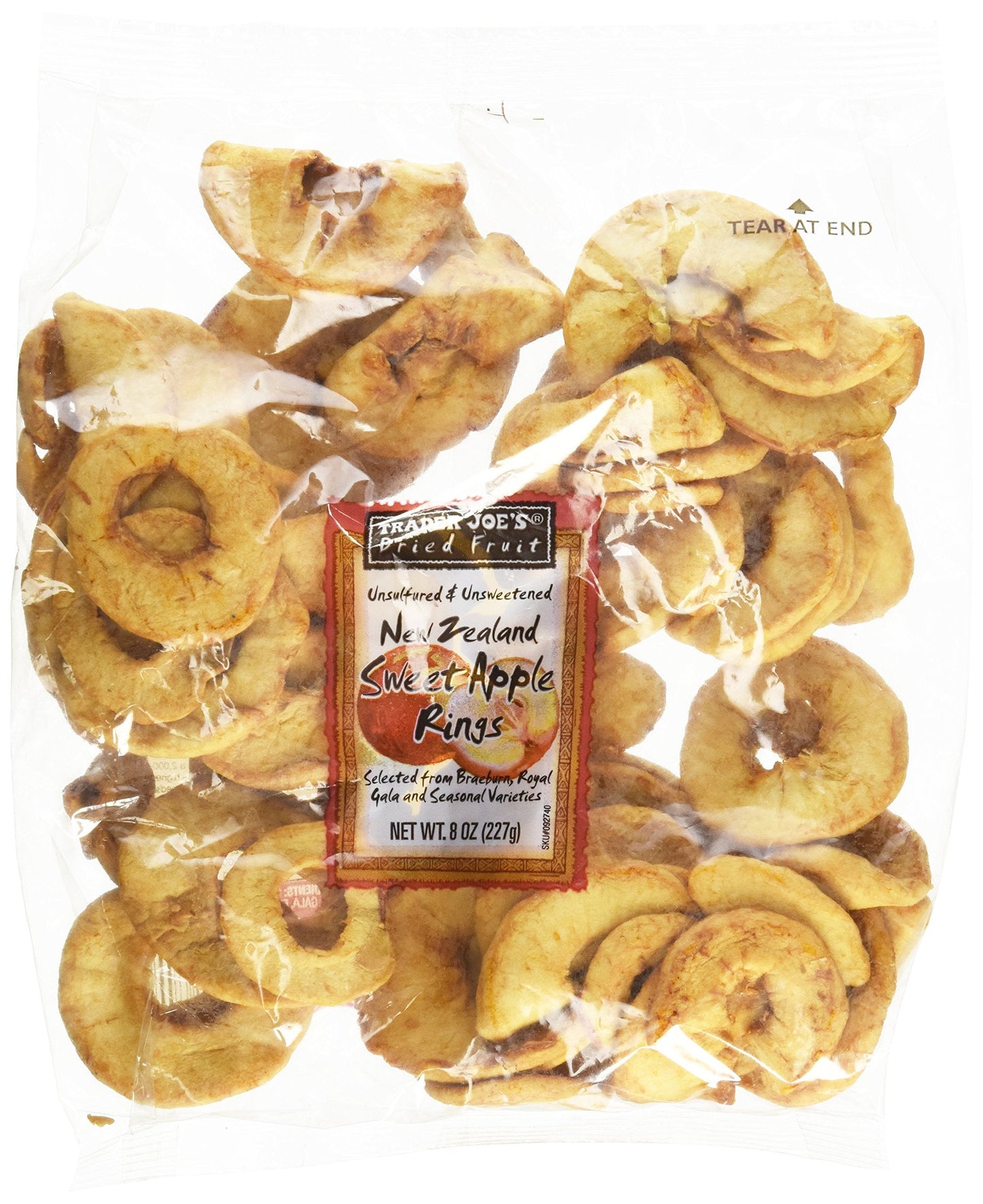 Trader Joe's Dried New Zealand Sweet Apple Rings, 227g