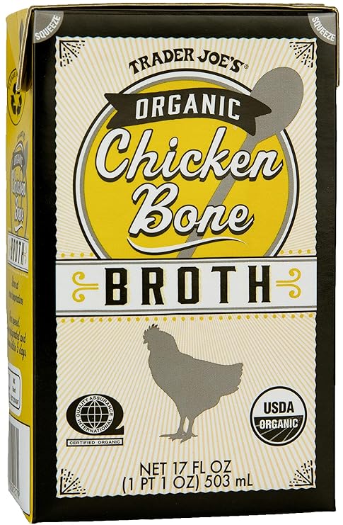 Bouillon d'os de poulet biologique Trader Joe's, 503 ml