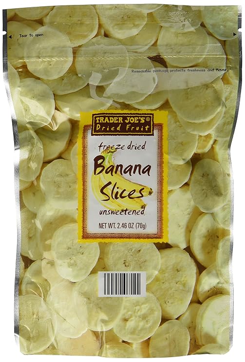 Trader Joe's Freeze Dried Banana Slices, 70g